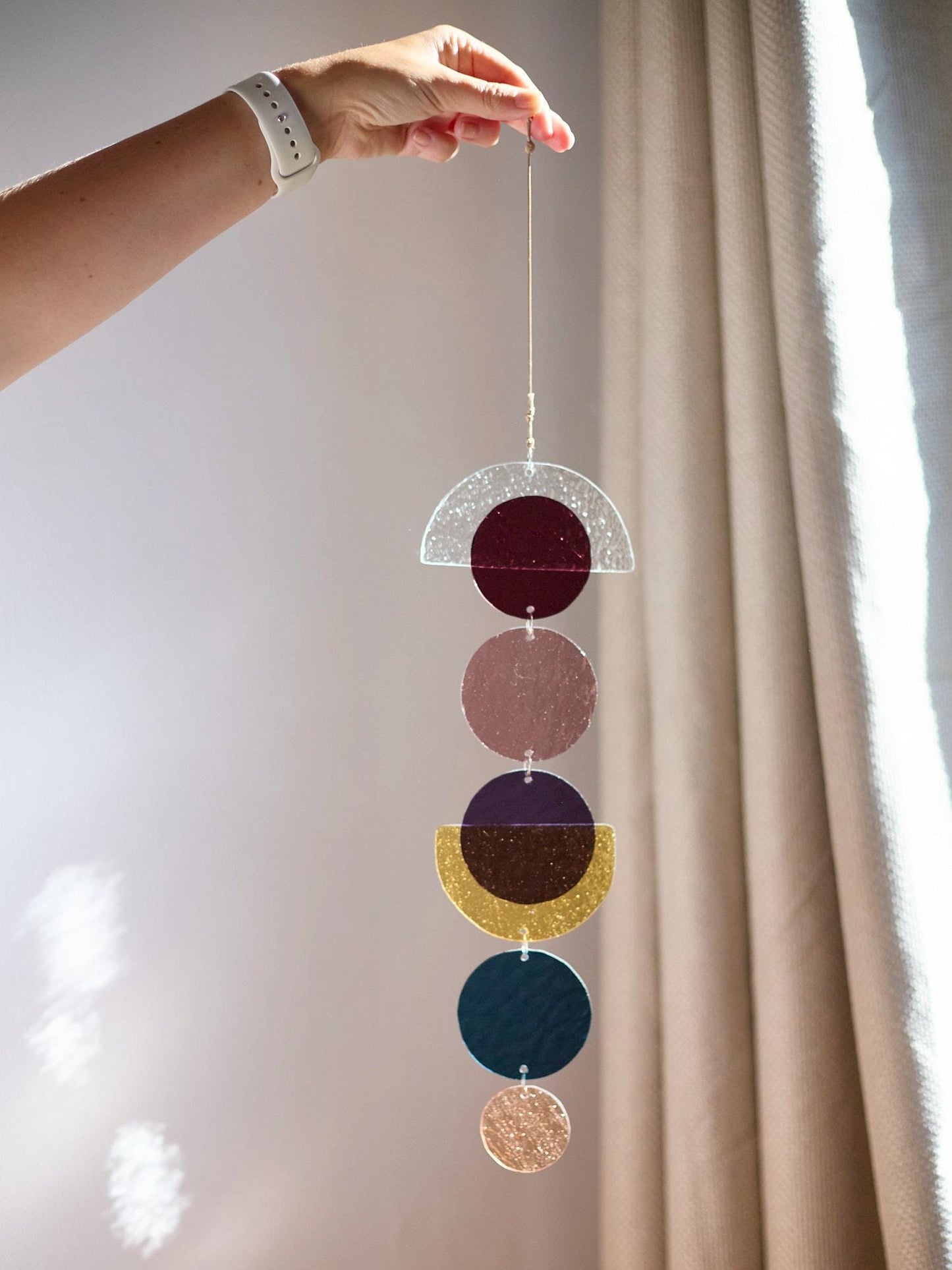 Szklana dekoracja inspirowana stylem art déco